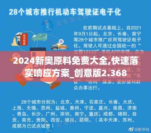 2024新奥原料免费大全,快速落实响应方案_创意版2.368