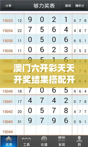 澳门六开彩天天开奖结果搭配开奖记录表查询功能介绍,享受极致的透明与公正
