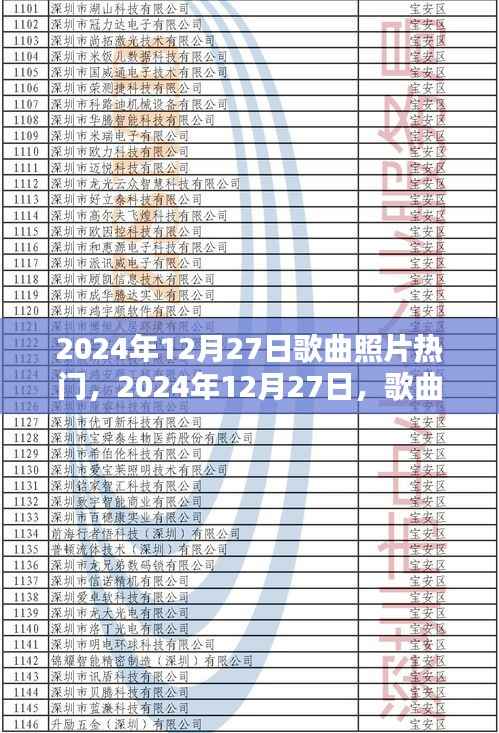 歌曲与照片掀起全网热议风潮,2024年12月27日的热度浪潮