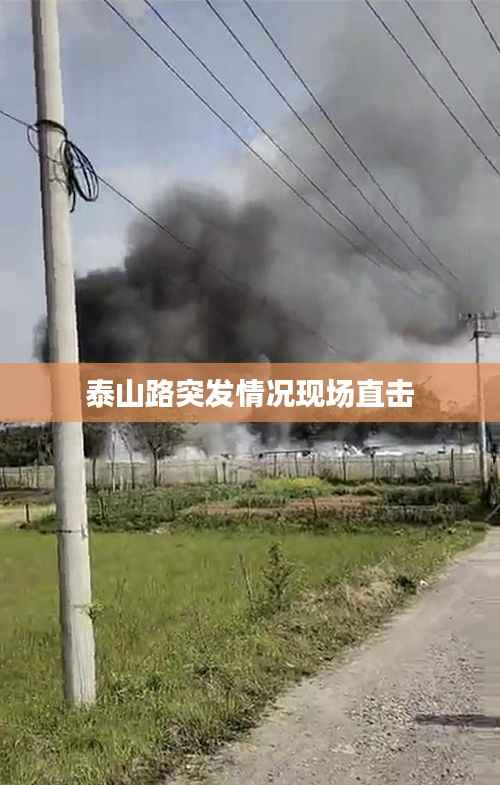 泰山路突发情况现场直击