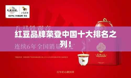 红豆品牌荣登中国十大排名之列!