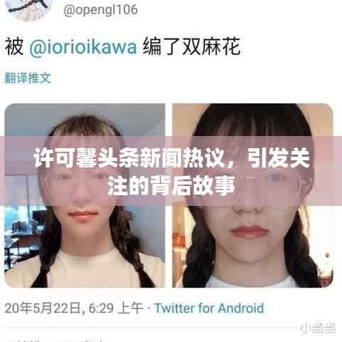 许可馨头条新闻热议,引发关注的背后故事